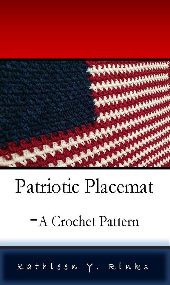 American Flag Pair With Border Placemat American Flag Pair With Border Placemat