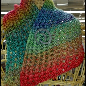 Pattern: Lace Scarf Knit on the Bias - A Knitting Pattern