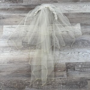 90s Wedding Veil - Etsy