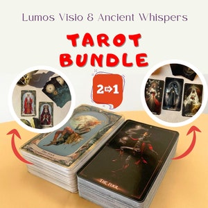 Tarotkaartbundel, 78 kaarten, handgemaakte waarzeggerijhulpmiddelen cadeau, kunstmatige-intelligentietarot, orakelkaarten met leesdoos
