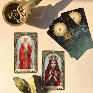 Lumos Visio-tarotdeck, orakelkaarten met leesdoos, kunstmatige-intelligentietarot, Moederdagcadeau, uniek cadeau voor waarzeggerij