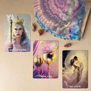 The Glory Tarot Deck with Box, 78 Tarot Cards, Divination Tool Gifts, Unique Tarot Spiritual Gift, Oracle Cards, Tarot Karten