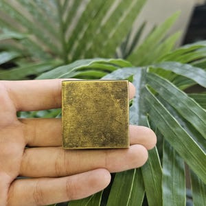 Handmade Solid Brass Cabinet Knob, Drawer Pull, Kitchen Hardware, Vintage Style, Brass Drawer Knob, Mid Century Modern Cabinet Pull