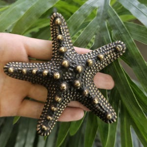 BOTTLE OPENER Handmade Brass Starfish Bottle Opener – Nautical Bar Tool, Coastal Beach Décor, Bali Artisan Made, unique beautiful design