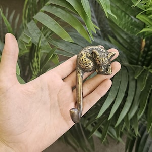 Brass FOX  Wall Hook, Handmade Animal Hanger, Solid Brass Rustic Décor, Brass Wall Hangers, Hooks for Coats, Towels & Bags