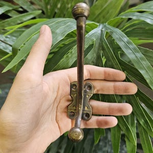 Handmade Solid Brass Wall Hook, Brass Wall Hanger, Minimalist Coat Hook, Modern Brass Hook, Towel Hook, Entryway Wall Hooks
