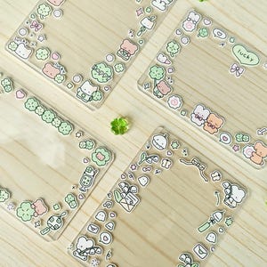 Toploaders Clover | Juminocore | Adorable déco Toploader | Cartes de collection | Toploaders décorés | Heisei rétro | Muguet | kpop