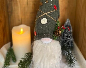 Woodland Gnome, Gnome, Christmas Gnome, Handmade