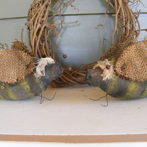 PDF Pattern - Primitive Busy Bees, Primitive Doll, Primitive Bees, Garden Bees