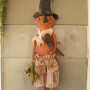 PDF Downloadable Pattern Pumpkin Scarecrow E-Pattern Hafair image 2