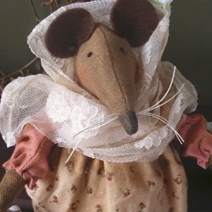 PDF Doll Pattern Betsy the Country Mouse Doll EPattern image 1