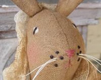 PDF Downloadable Pattern - Olivia Bunny and Her Basket E-Pattern - Hafair