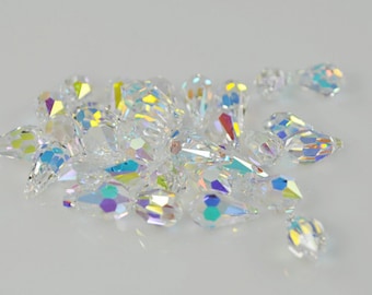 10 Swarovski Crystal Drop - 13mm Tall