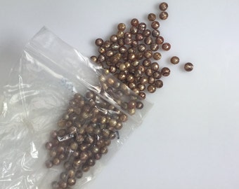 40 Gold Fresh Water Pearls - (6mm)