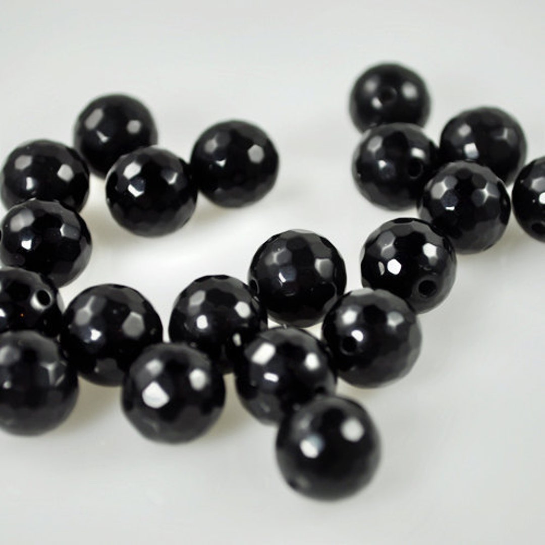 Valentines Day Gifts Mens Matte Bracelet, Womens Jewelry, Black