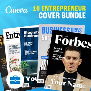 de votre collection sur toile pour couverture de magazine professionnel | Couverture de magazine personnalisée | Magazine canevas | Modèle de toile | Modèle de magazine numérique | PDG