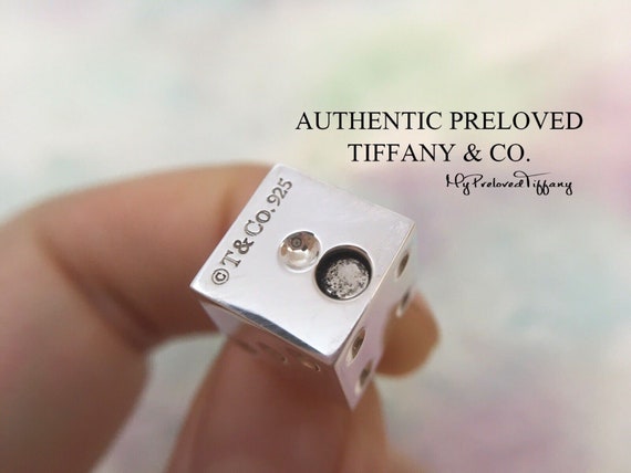 Excellent Authentic Preloved Tiffany & Co. Casino Dice Padlock