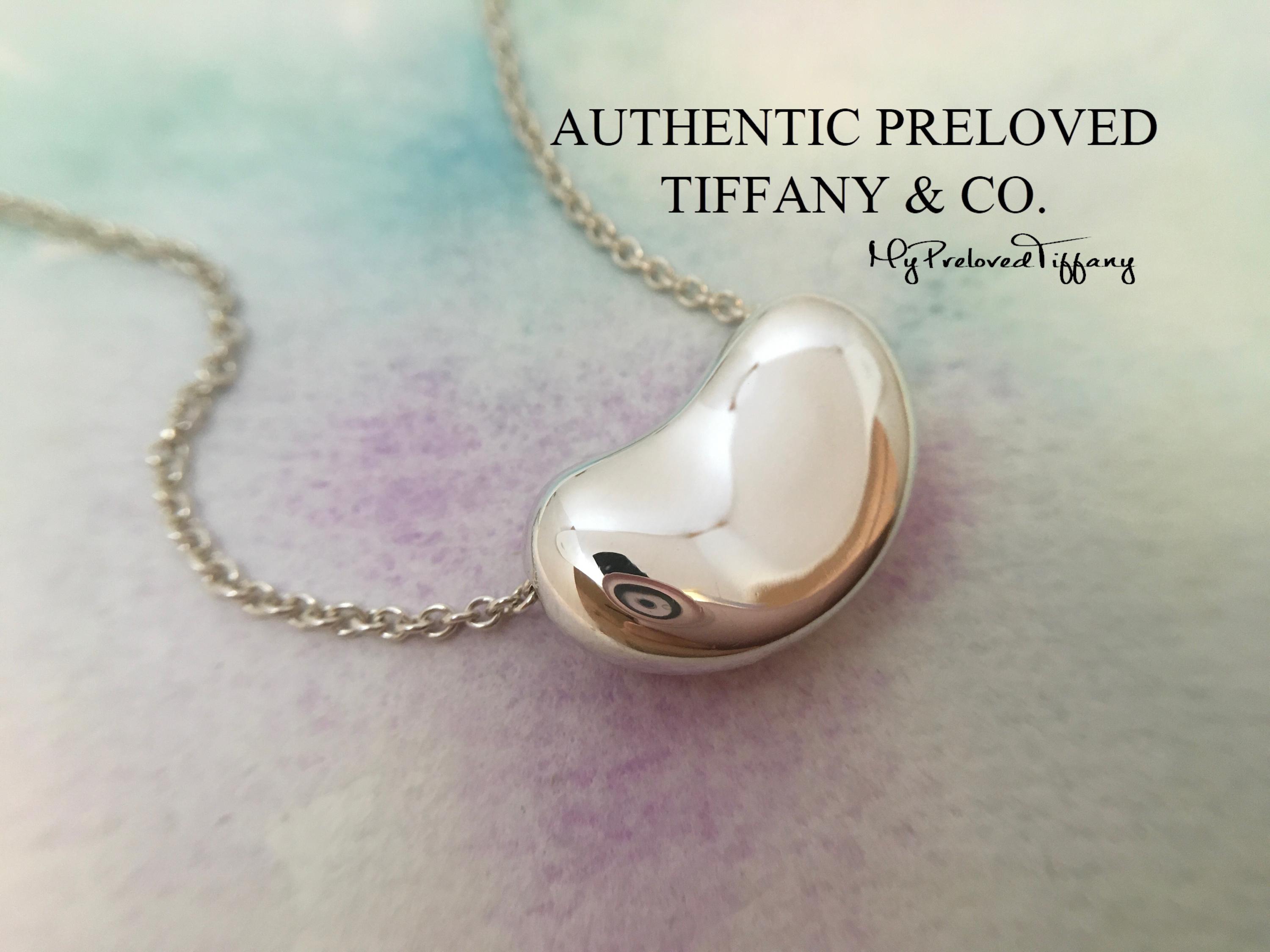 Tiffanys and co necklace bean - Etsy 日本