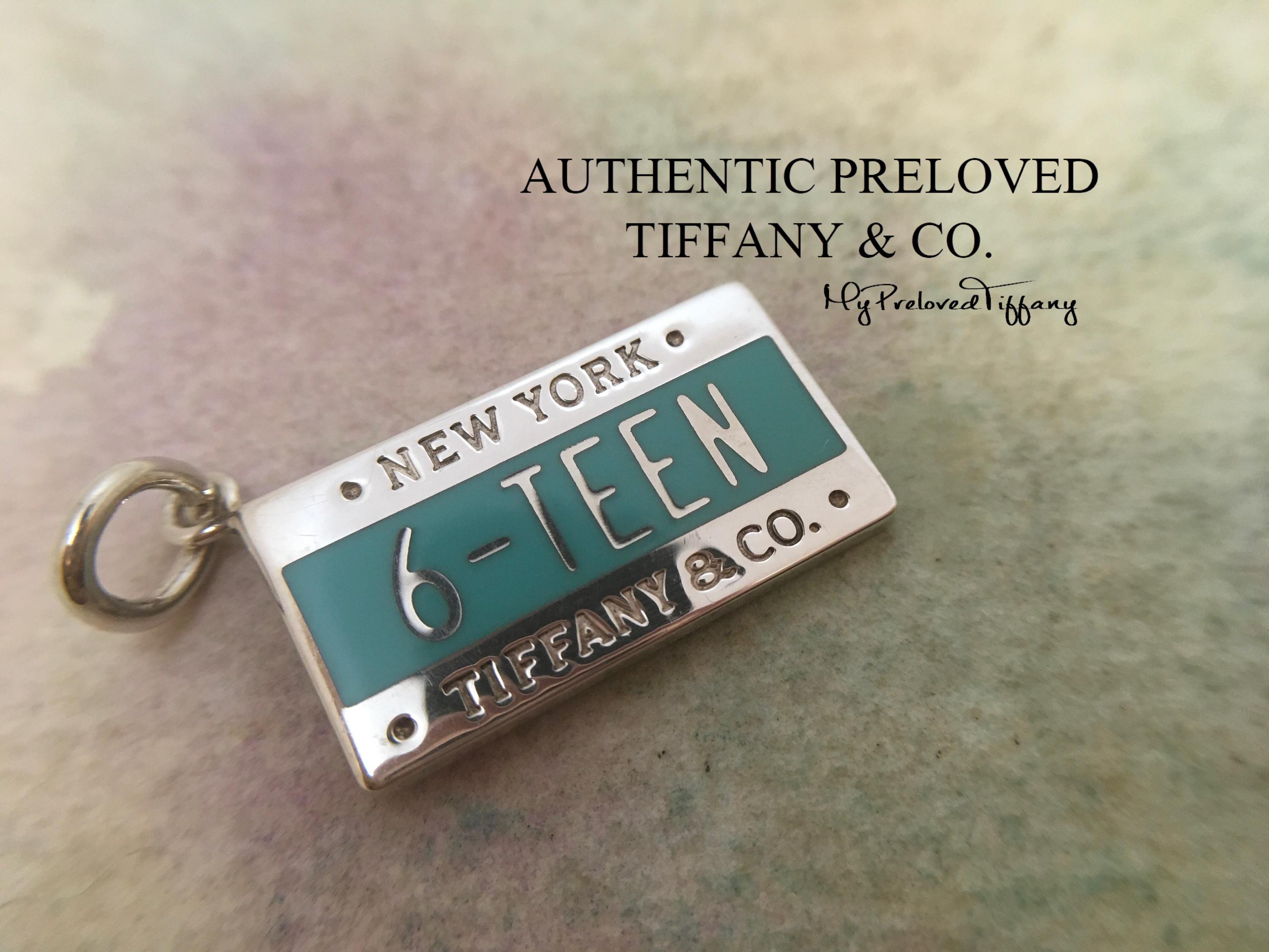 Excellent Authentic Tiffany & Co. Blue Enamel 16th Birthday  display picture 2