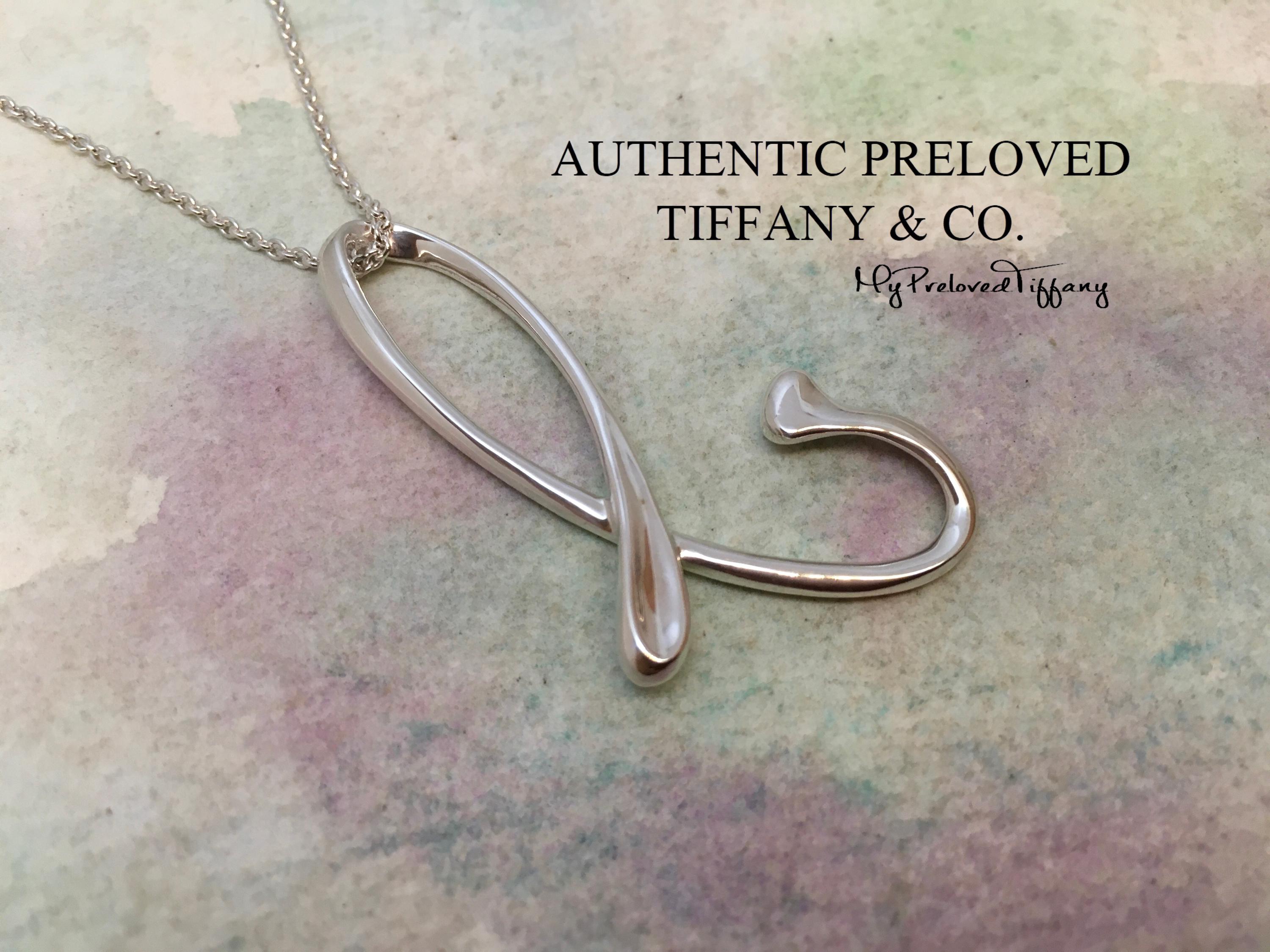 RARE Authentic Tiffany & Co. Vintage Elsa Peretti Alphabet Letter