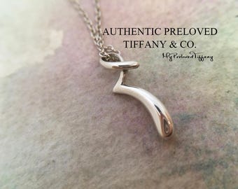 Excellent Authentic Tiffany & Co. Elsa Peretti Alphabet Letter R