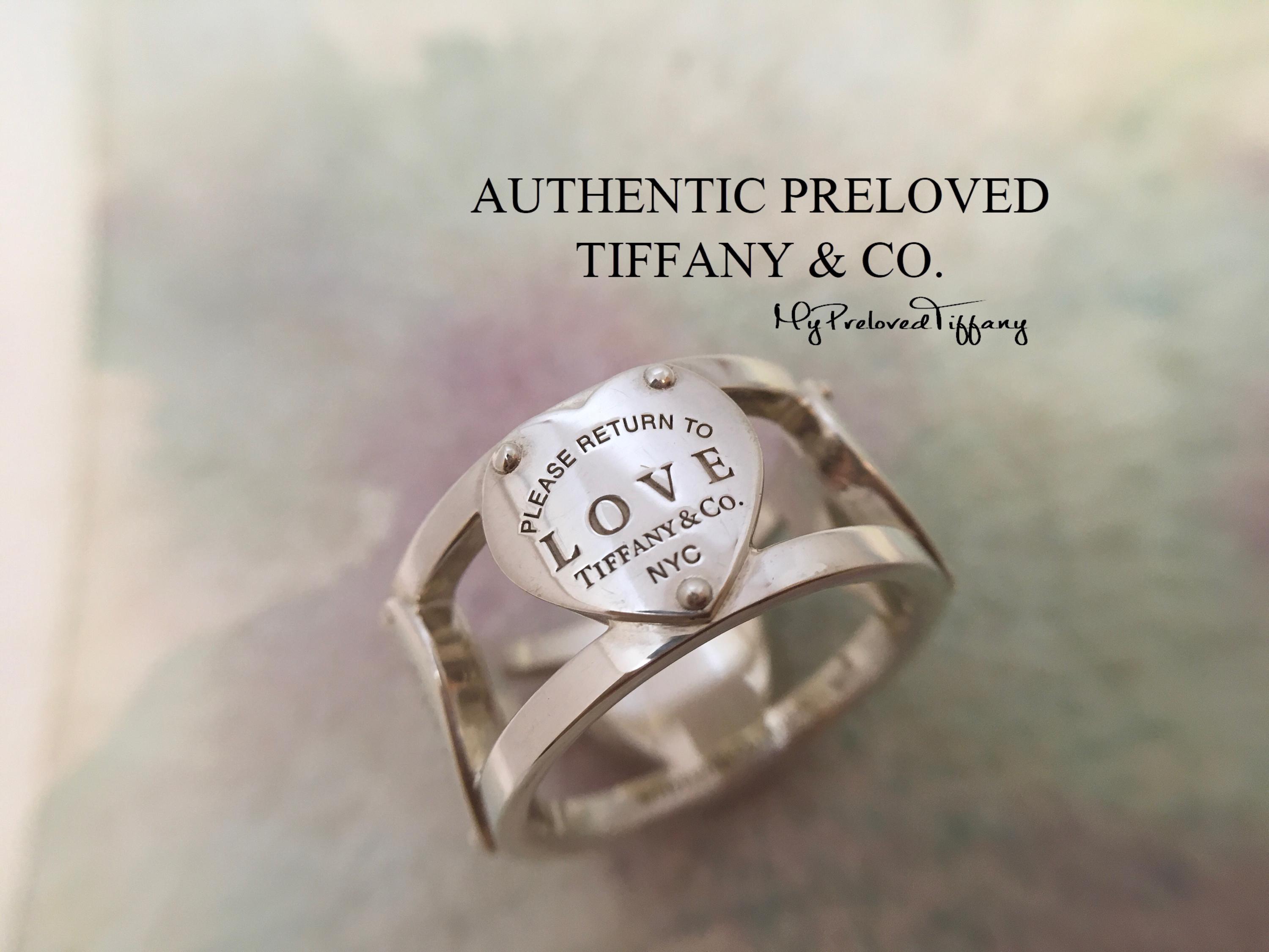 Excellent Authentic Tiffany & Co. Return to Tiffany LOVE Heart