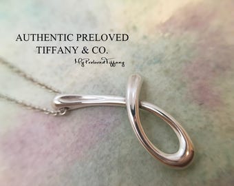 RARE Authentic Tiffany Elsa Peretti Alphabet Letter J XL