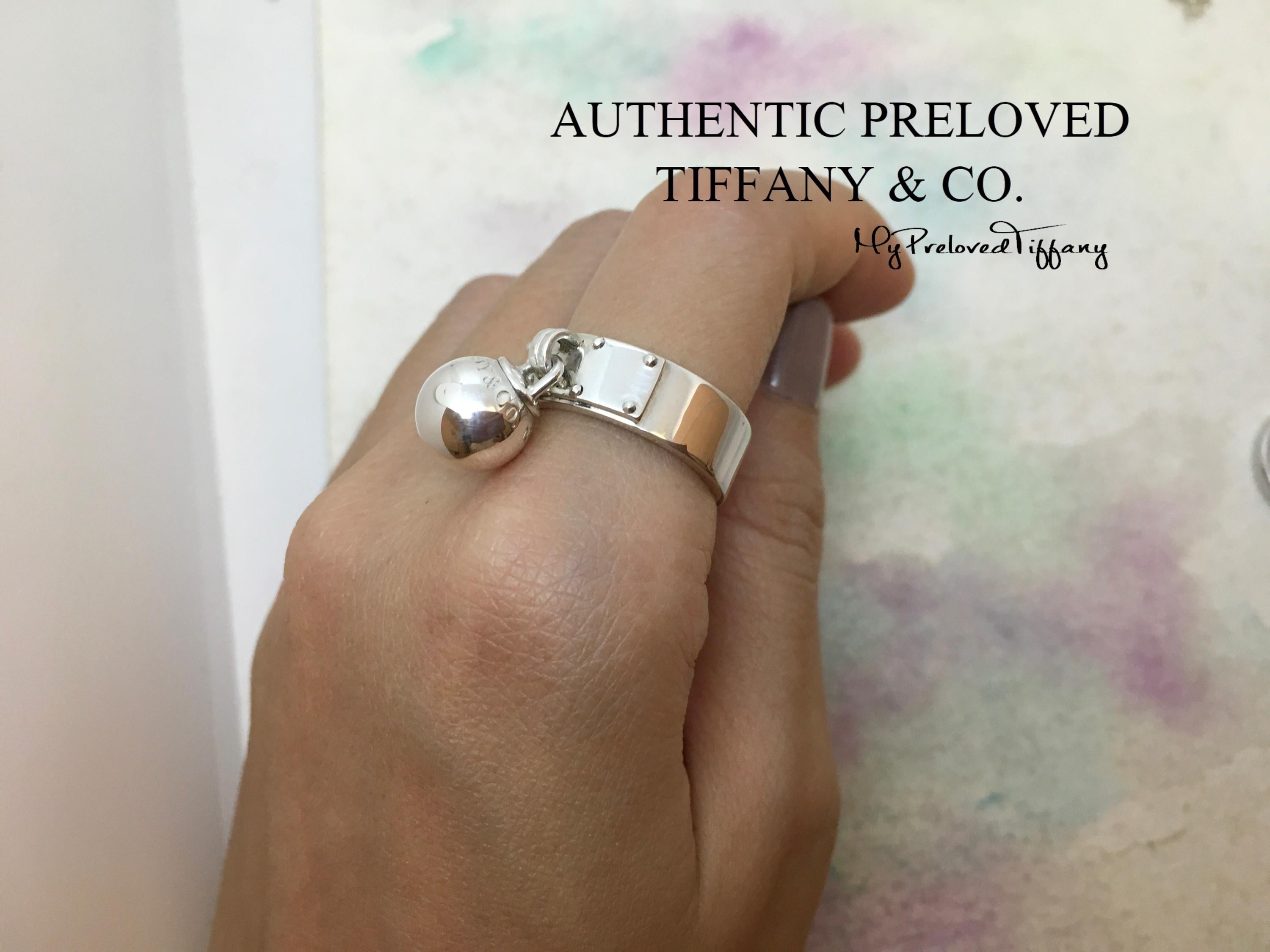 Authentic Preloved Tiffany & Co. Hardwear Dangling Ball Silver