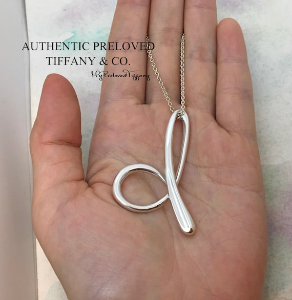 Excellent Authentic Tiffany Vintage Elsa Peretti Alphabet