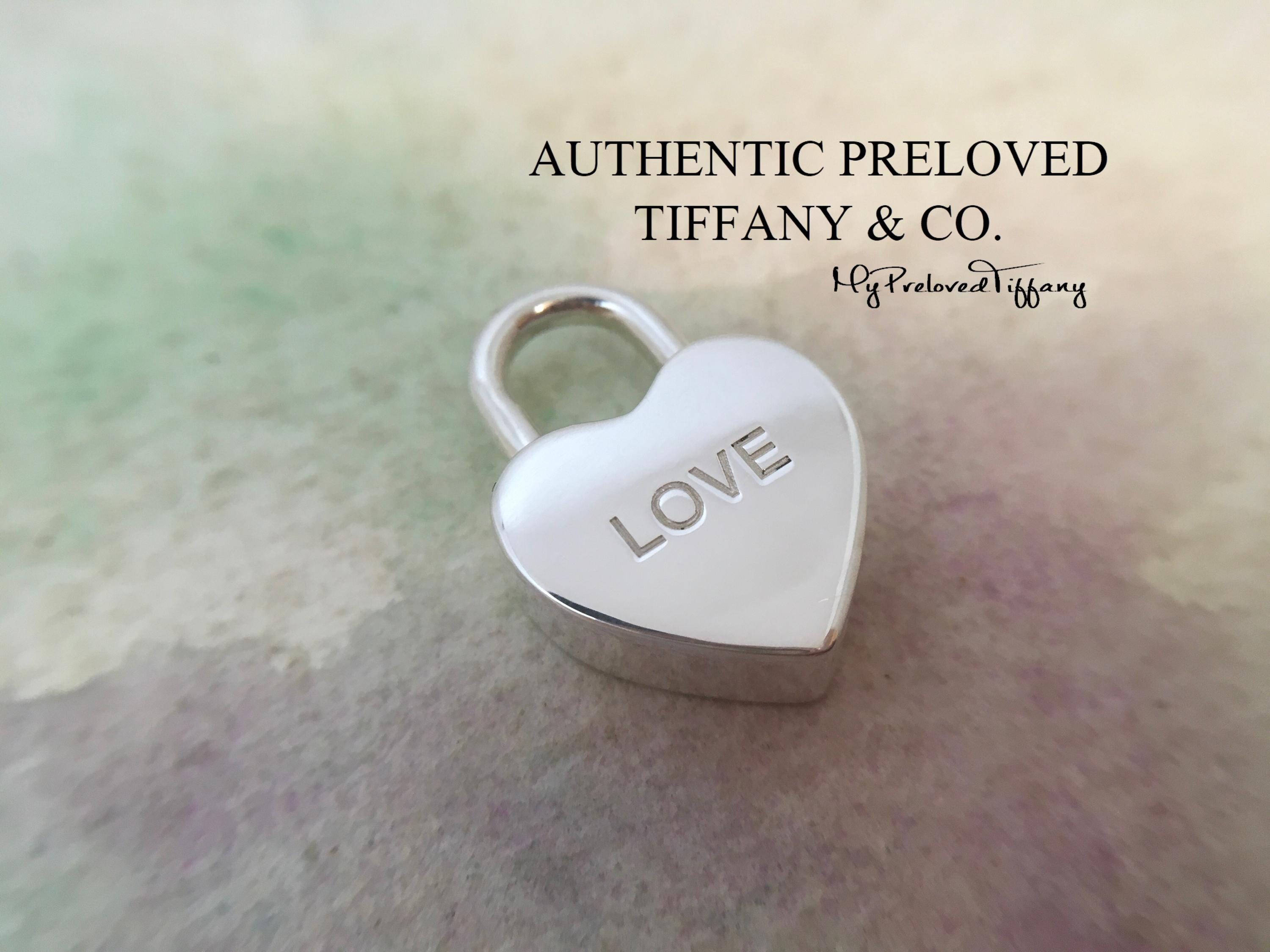 Tiffanys and co necklace heart lock - Etsy 日本