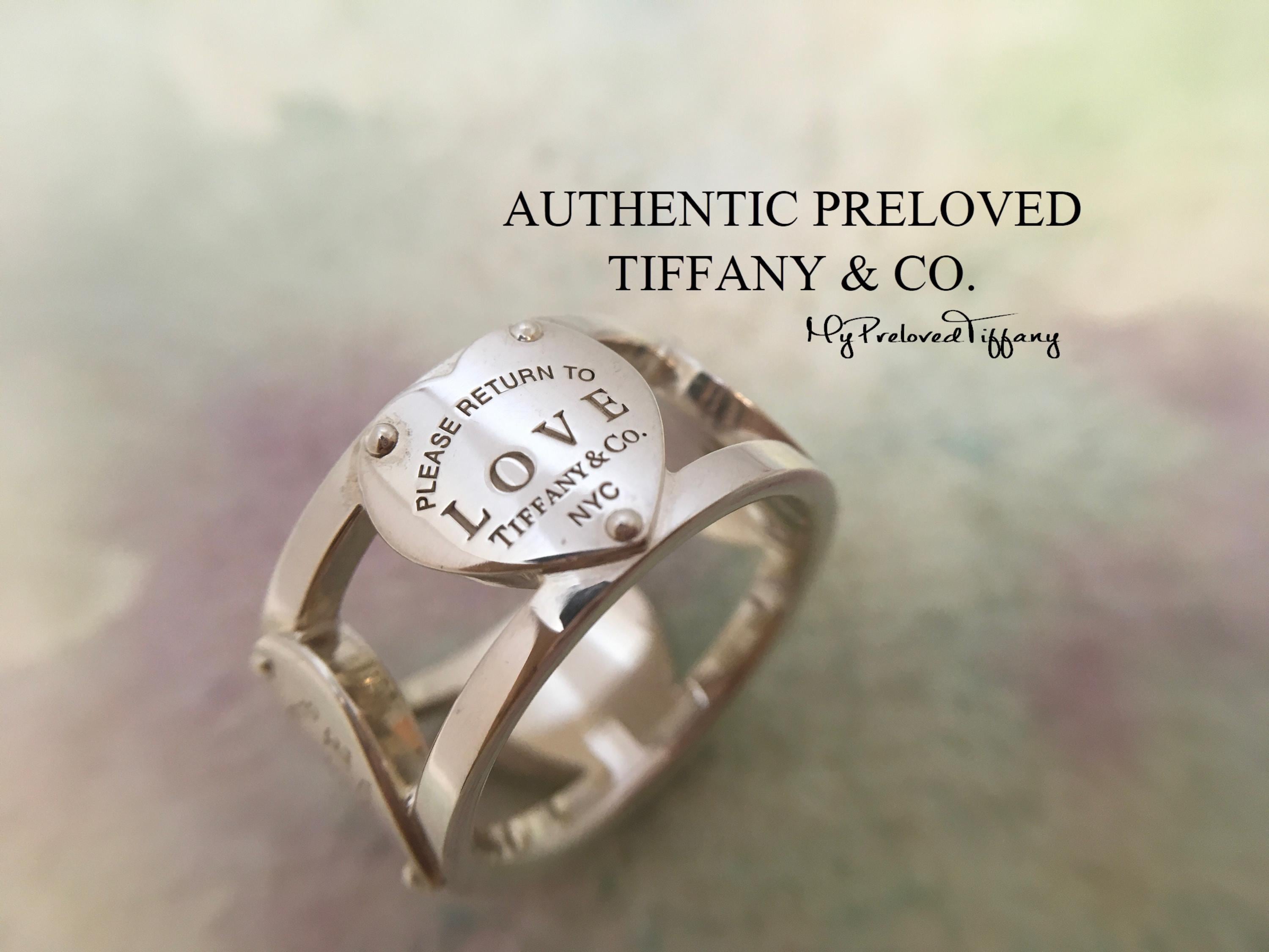 Excellent Authentic Tiffany & Co. Return to Tiffany LOVE Heart