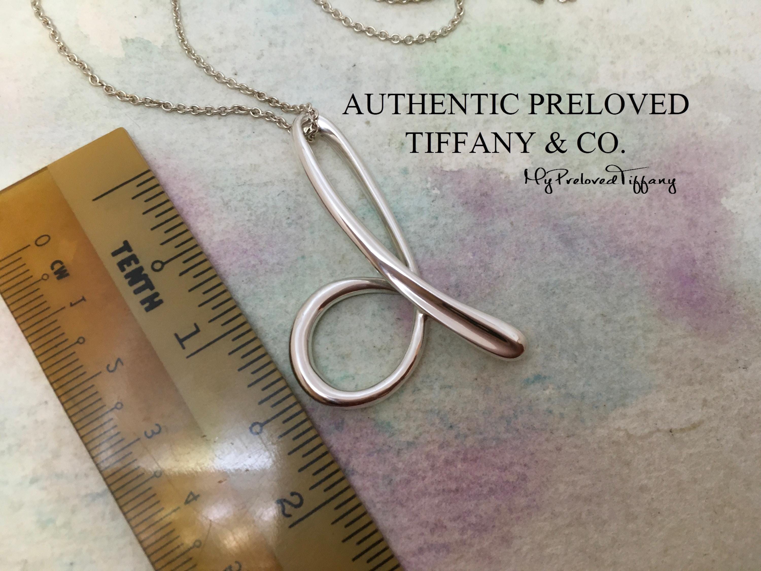 Excellent Authentic Tiffany & Co. Vintage Elsa Peretti Alphabet