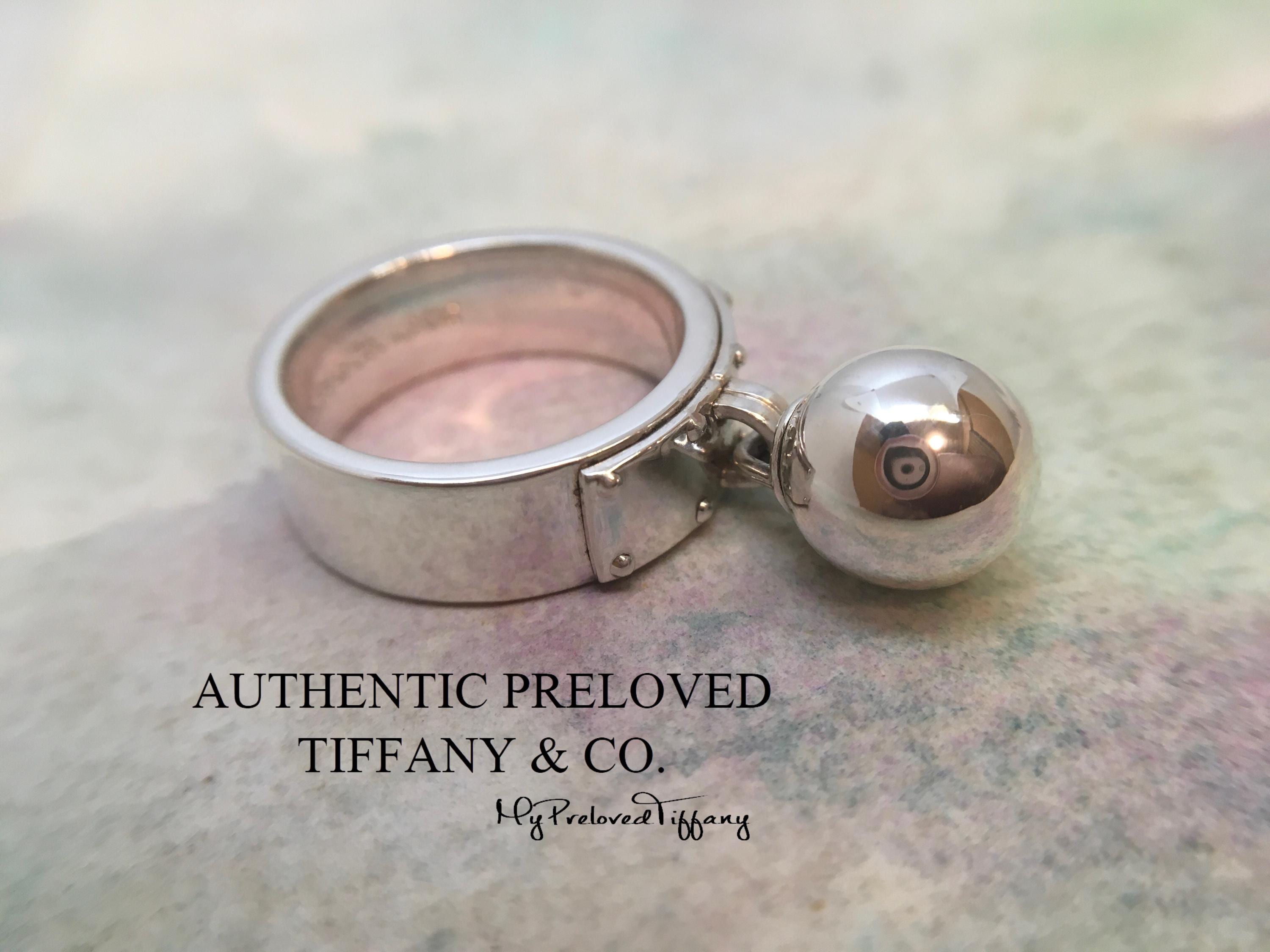 Authentic Preloved Tiffany & Co. Hardwear Dangling Ball Silver