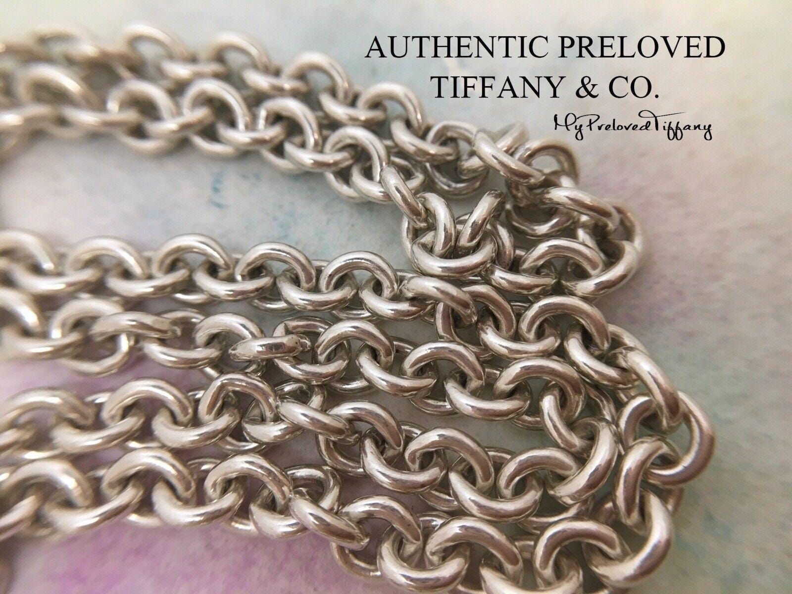 Authentic Tiffany & Co. Return to Medium Heart Love Lock Medium