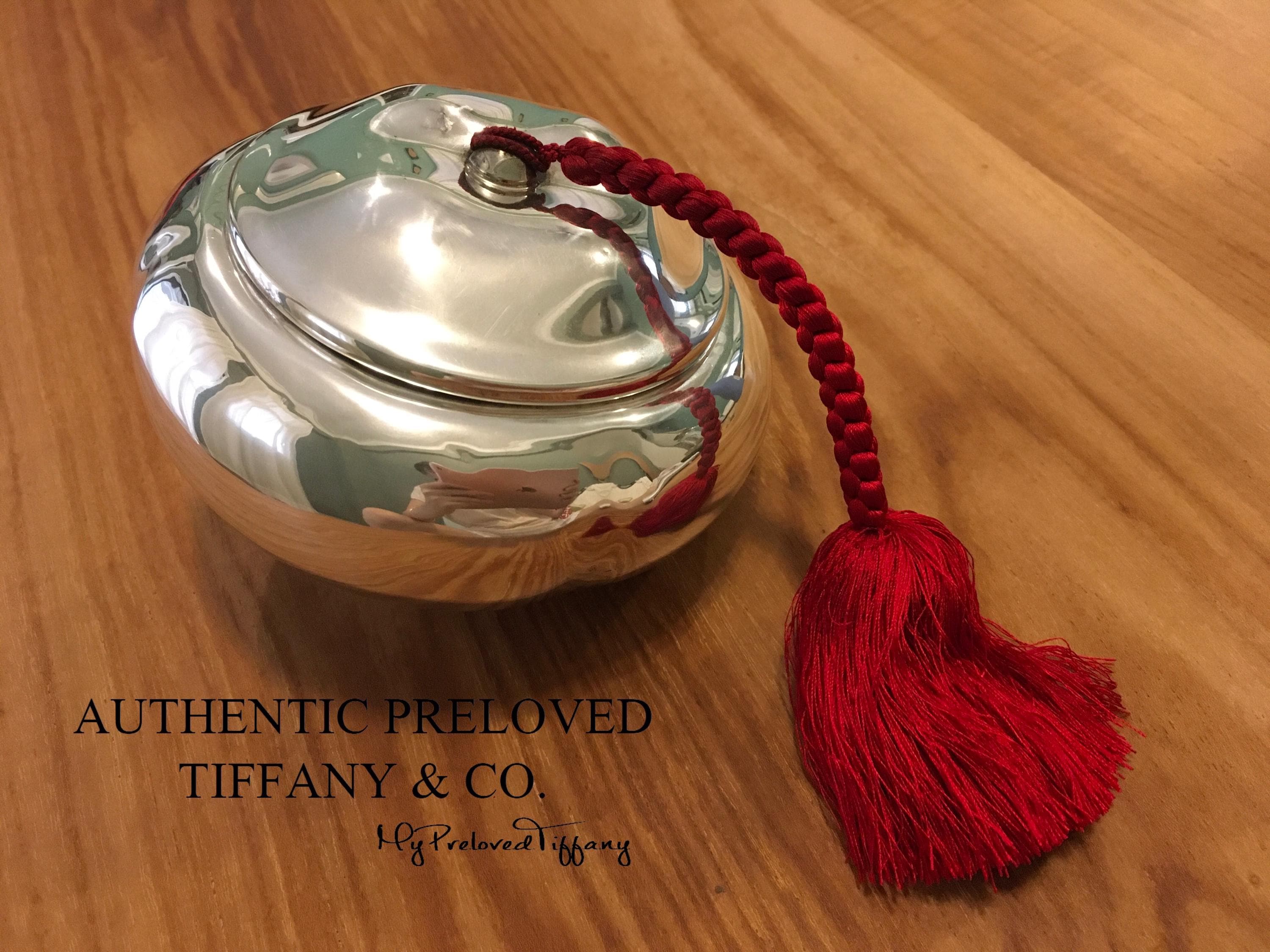 Authentic Tiffany & Co. Elsa Peretti 4.5” Pumpkin Jewelry Trinket