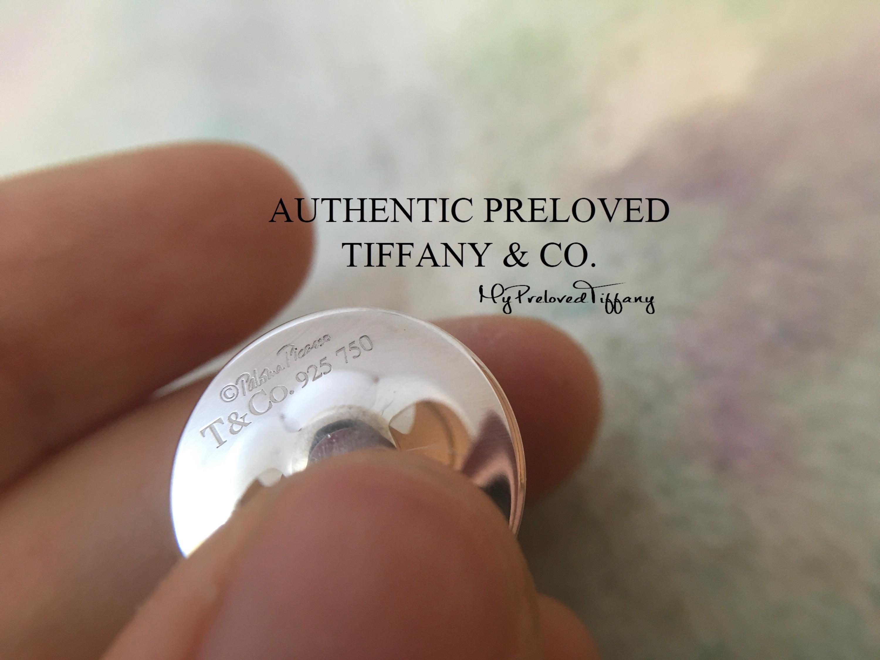 Excellent Authentic RARE Tiffany & Co. Paloma Picasso Silver
