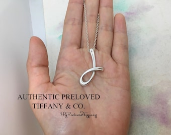 【Tiffany & Co】Elsa Peretti Letter ブレスレット Elsa Peretti™ Mini Alphabet Bracelet in Sterling Silver