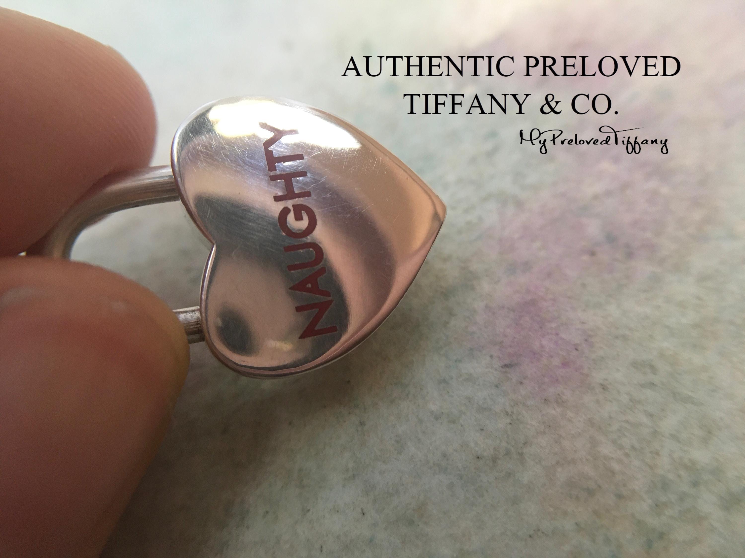 Excellent Authentic Tiffany & Co. Christmas Red Enamel Naughty