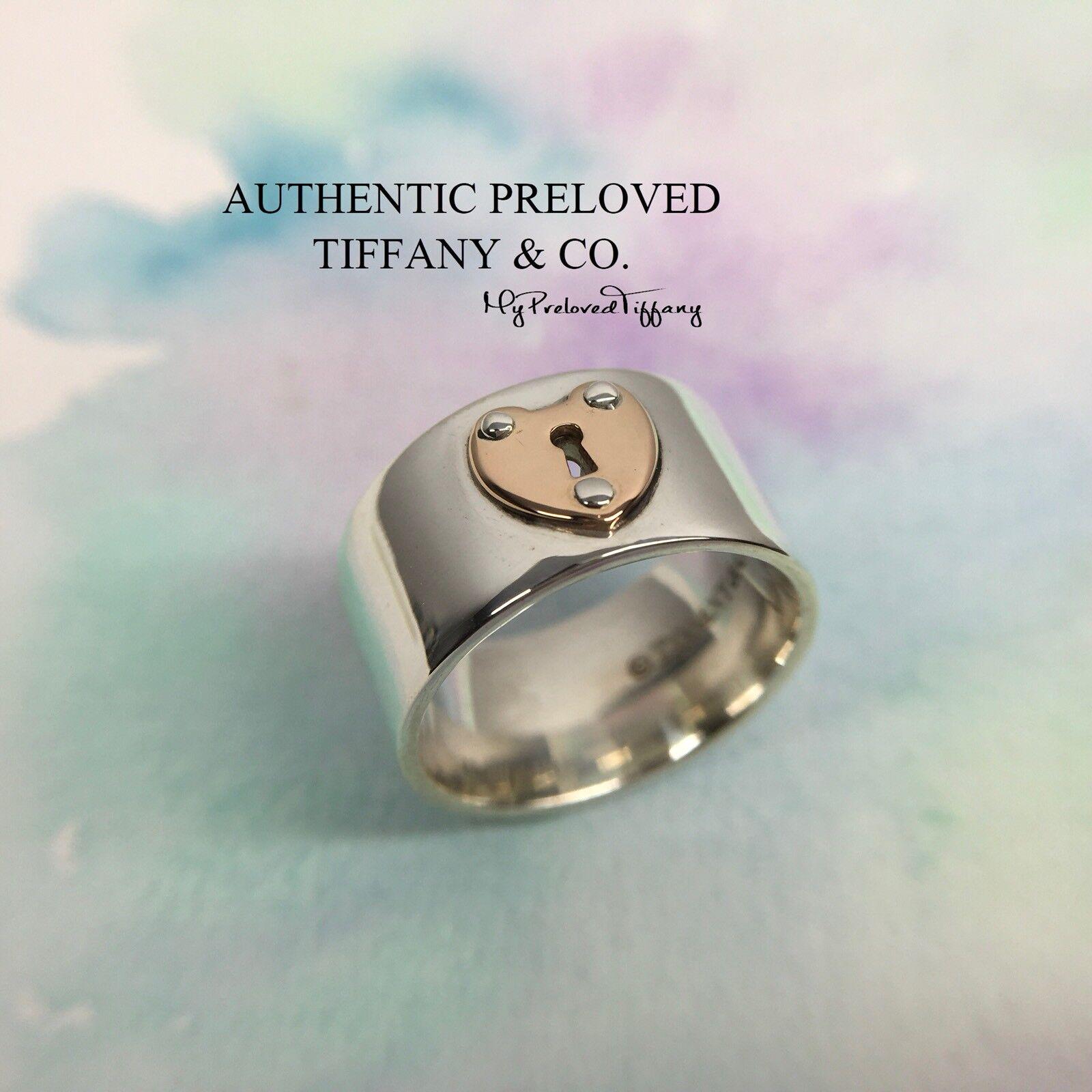 Authentic Preloved Tiffany & Co. Keyhole Heart Lock Rose Gold