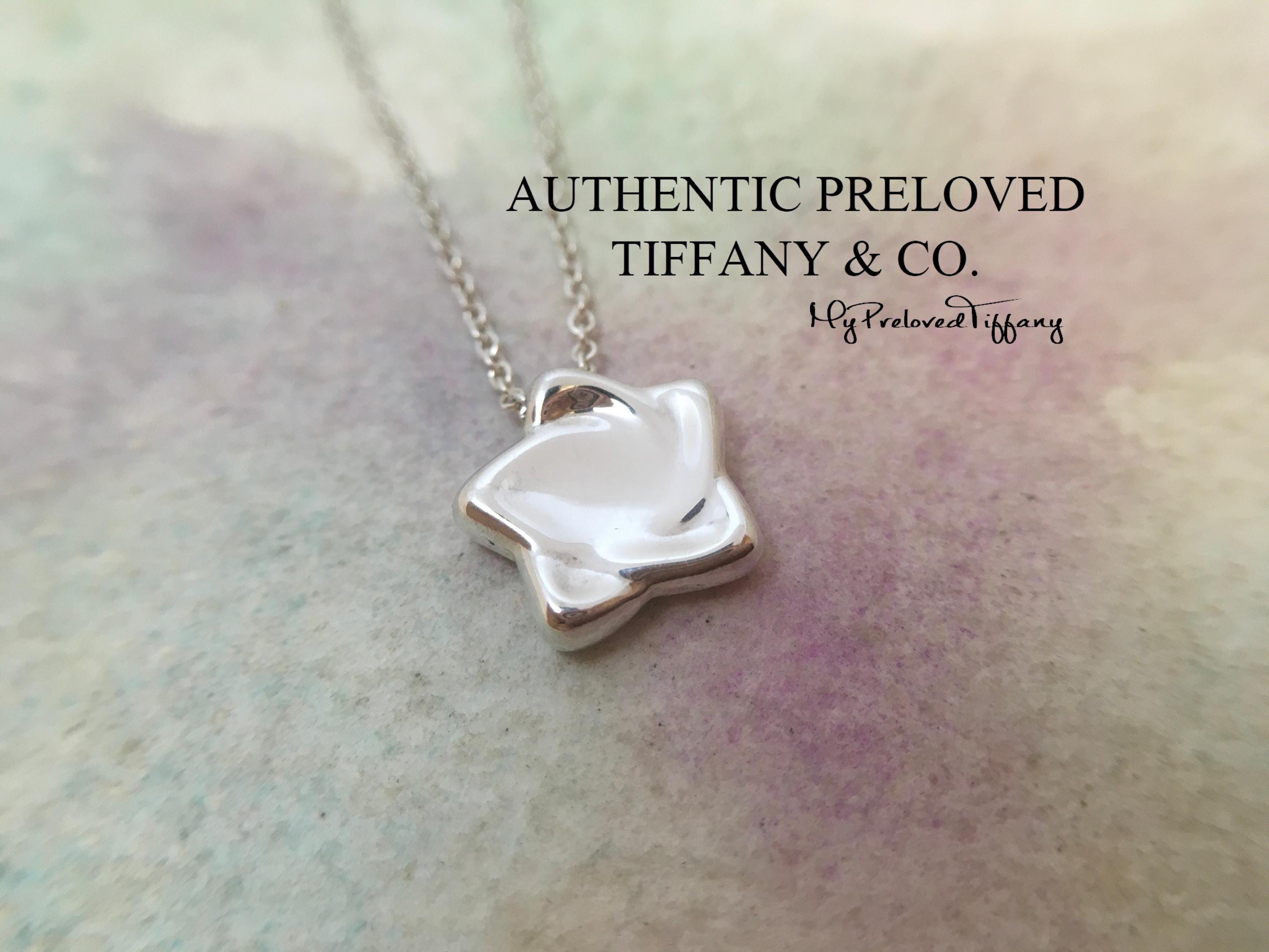 TIFFANY&Co. Necklace Star of david Elsa Peretti Silver925  Tiffany & Co. Elsa Peretti Sterling Silver Mini Aegean Star Pendant Necklace display picture 1