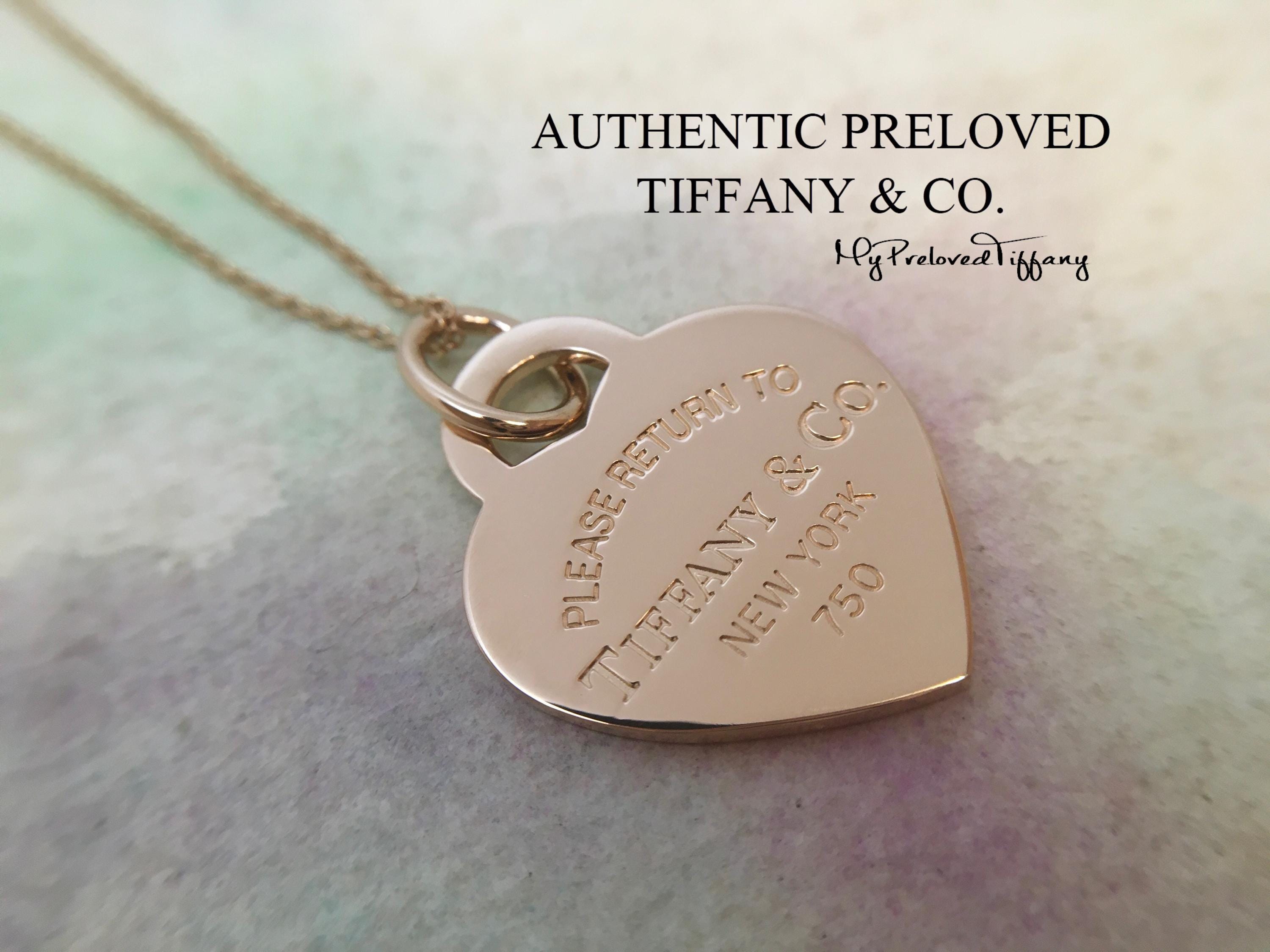 Tiffany&Co. 18KGP 750 18K ハート ローズゴールド Tiffany&Co. 18KGP 750 18K ハート ローズゴールド Tiffany TIFFANY&Co
