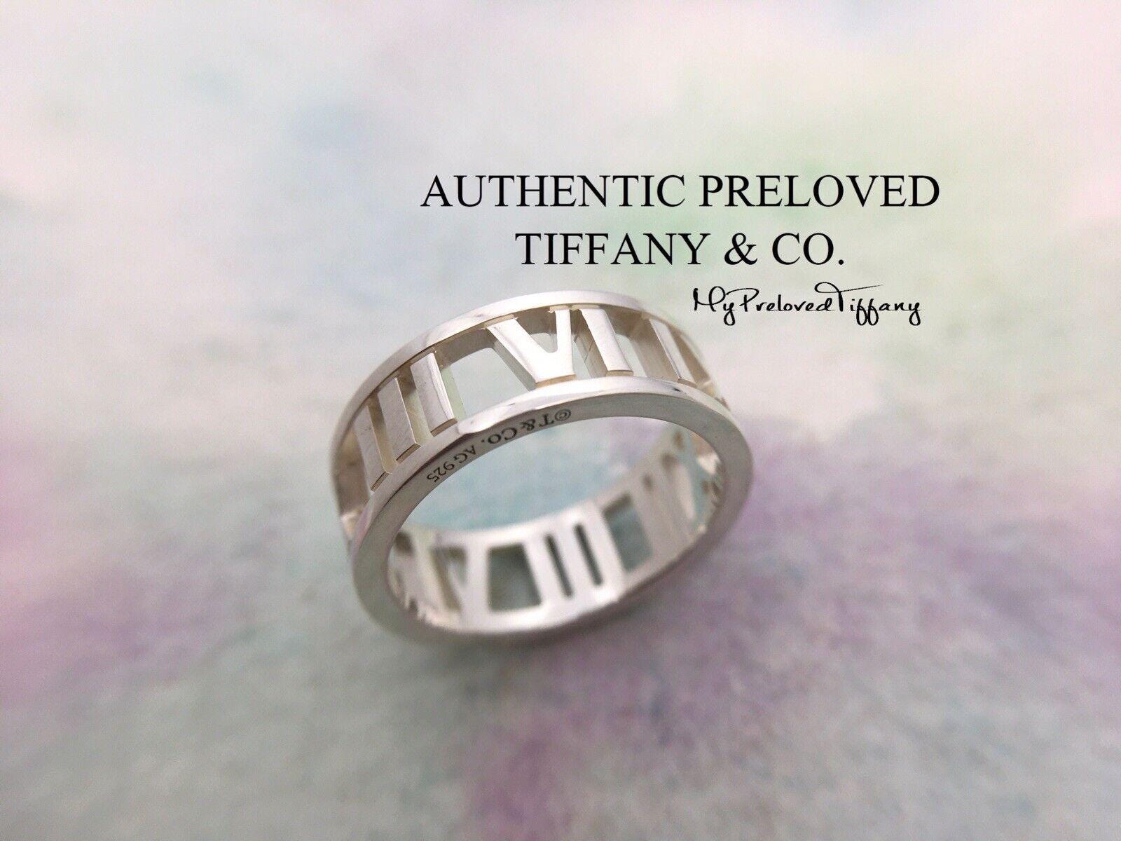 Excellent Authentic Preloved Tiffany & Co. Atlas Open Cutout 