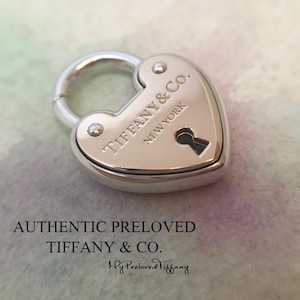 Tiffanys and co necklace heart lock - Etsy 日本