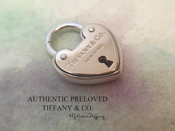 Excellent Authentic Tiffany & Co. Arc Heart Lock Padlock Openable