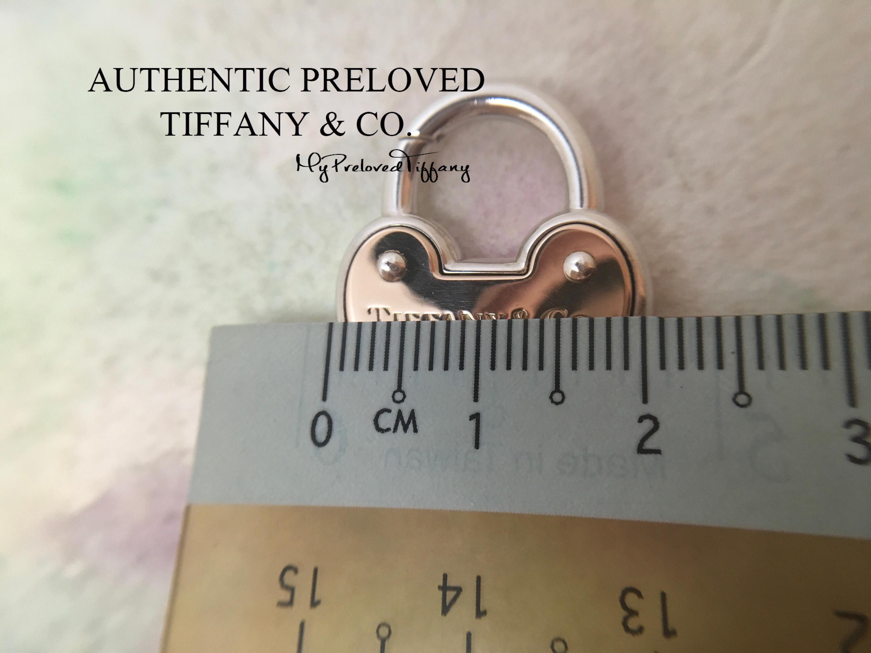 Excellent Authentic Tiffany & Co. Arc Heart Lock Padlock Openable