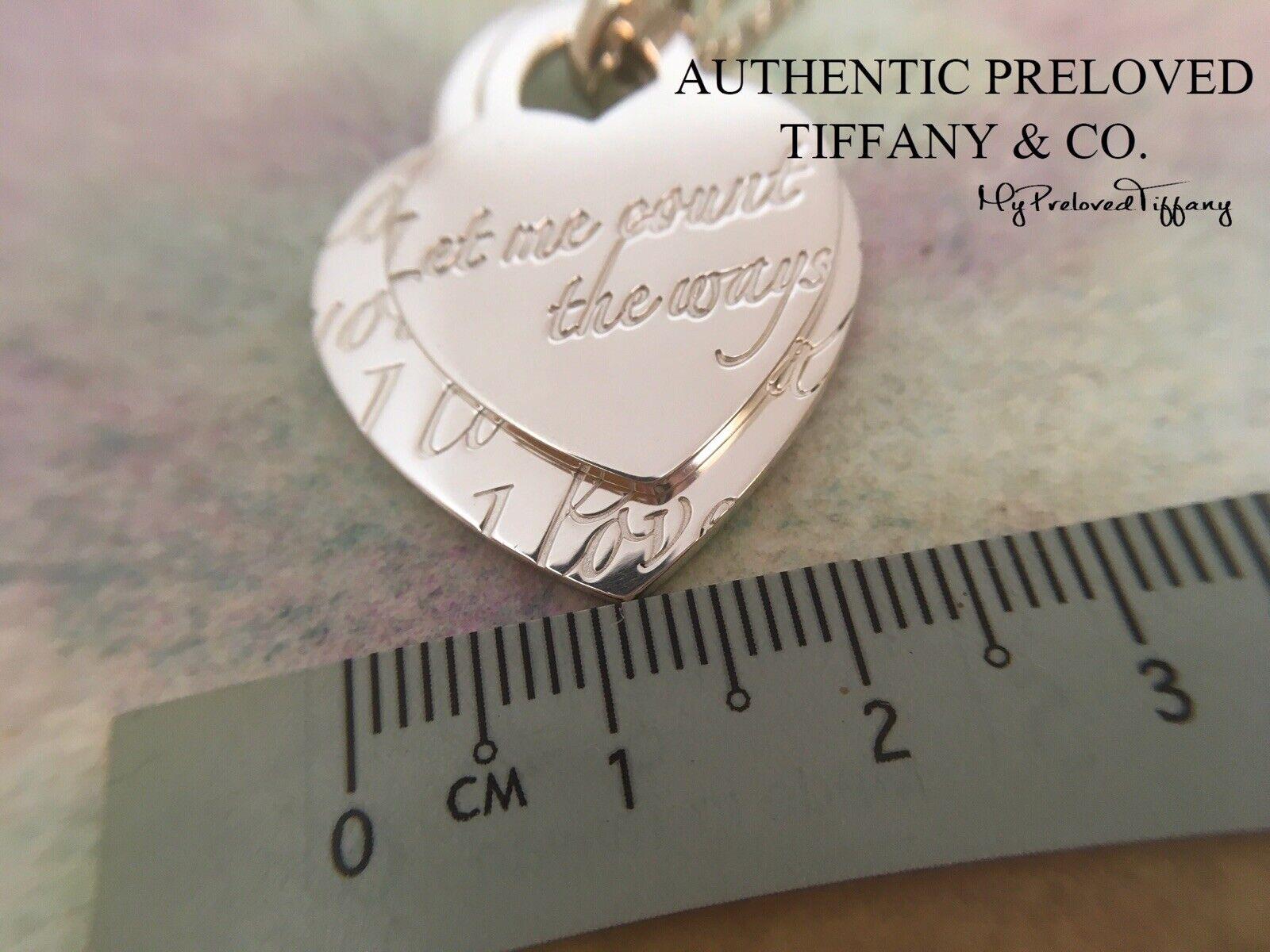 Excellent Authentic Preloved Tiffany & Co. Let Me Count the Ways I 