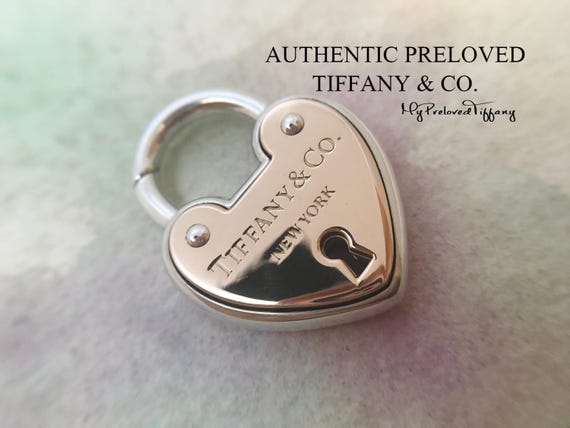 Excellent Authentic Tiffany & Co. Arc Heart Lock Padlock Openable