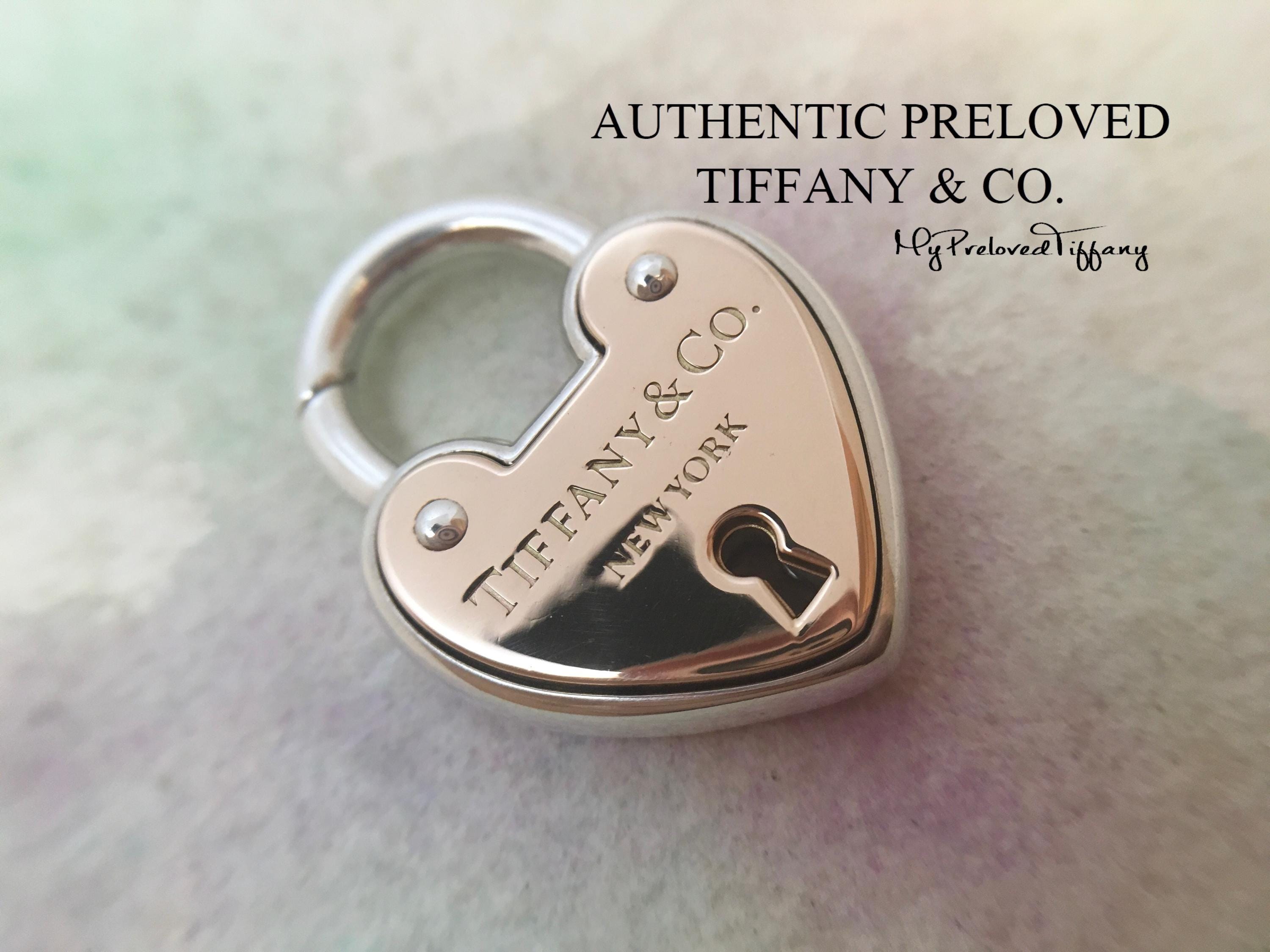 Excellent Authentic Tiffany & Co. Arc Heart Lock Padlock Openable