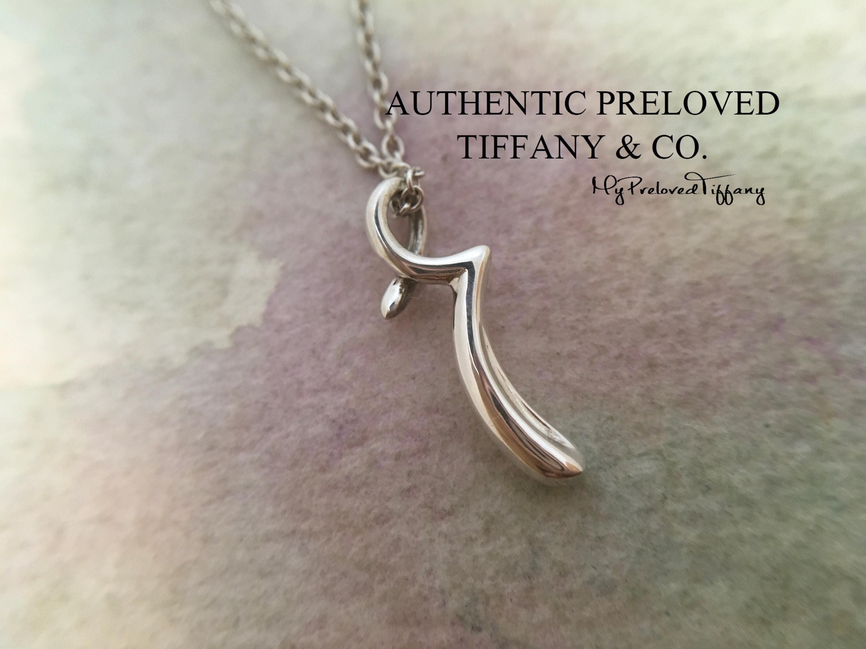 Excellent Authentic Tiffany & Co. Elsa Peretti Alphabet Letter R