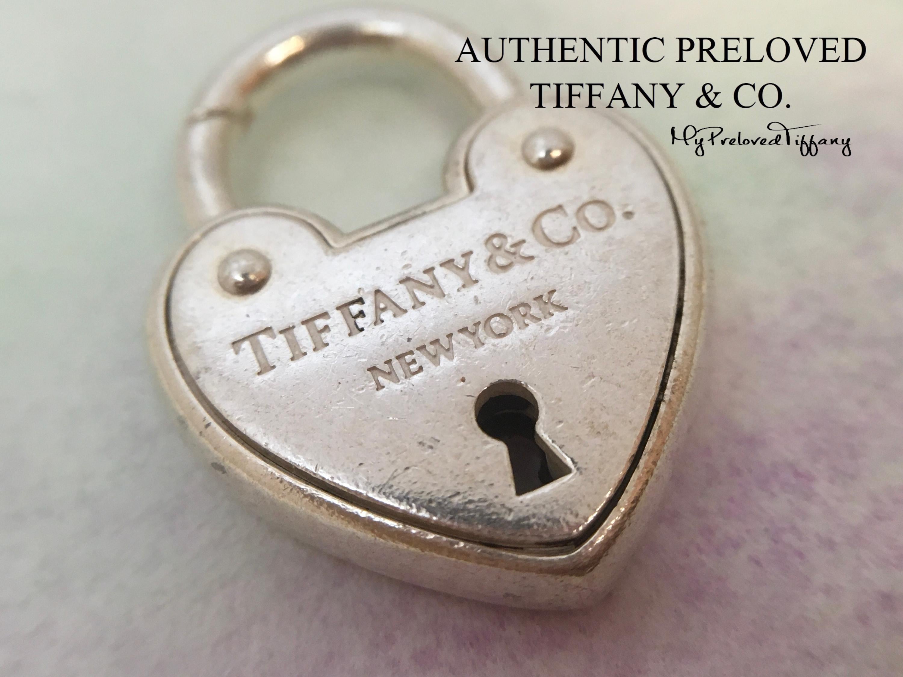 Tiffanys and co necklace heart lock - Etsy 日本